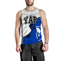 Yap Special Grunge Flag White Men's Tank Top A0 - Polynesian Pride