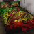 Guam Polynesian Quilt Bed Set - Reggae Shark Polynesian Tattoo Art - Polynesian Pride