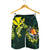 Polynesian Hawaii Men Shorts - Ti Leaf Lei Turtle - Polynesian Pride