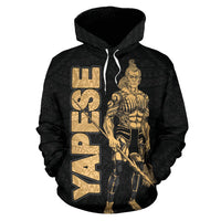 Yap Hoodie Micronesia Yapese Warrior Gold - Polynesian Pride