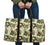Hawaii Vintage Tropical Jungle Leaves Orchid Bird Hawaii Travel Bag Travel Bag One size Black - Polynesian Pride