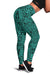 Polynesian Lauhala Mix Turquoise Hawaii Women's Leggings AH Turquoise - Polynesian Pride