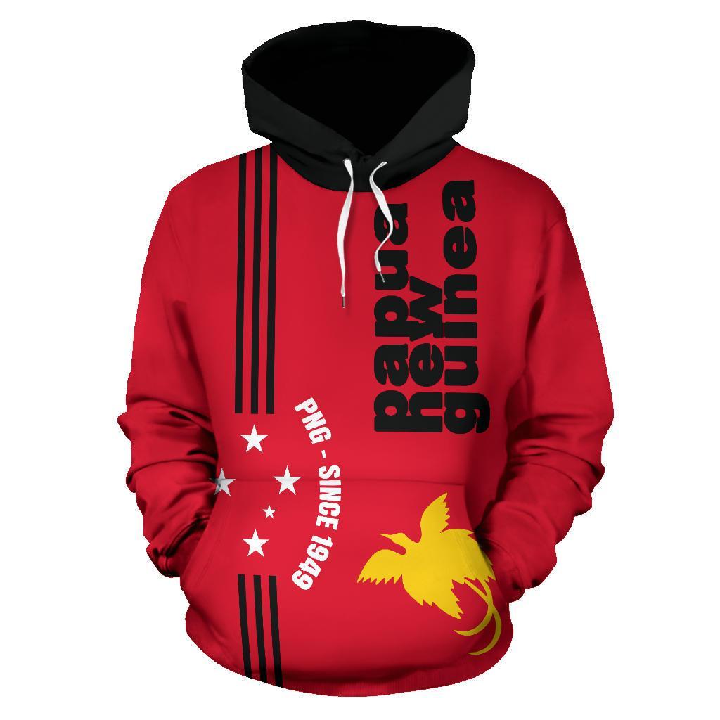 Papua New Guinea Hoodie Papua New Guinea Flag Coat of Arms Since 1949 - Polynesian Pride