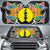 New Caledonia Auto Sun Shades - Coat Of Arms With Tropical Flowers Auto Sun Shade - New Caledonia Universal Fit Black - Polynesian Pride