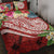 Tahiti Polynesian Quilt Bed Set - Summer Plumeria (Red) Red - Polynesian Pride