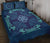 Hawaiian Quilt Bed Set Royal Pattern - Dark Blue - Polynesian Pride