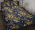 Hawaii Quilt Bed Set Tropical Buttterfly And Flower AH Black - Polynesian Pride