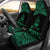 Vanuatu Polynesian Custom Personalised Car Seat Covers - Pride Green Version Universal Fit Green - Polynesian Pride