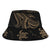 Polynesian Bucket Hat - Gold Turtle Unisex Universal Fit Gold - Polynesian Pride