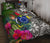 Cook Islands Quilt Bed Set - Turtle Plumeria Banana Leaf Black - Polynesian Pride