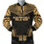 Marshall Islands Polynesian Chief Men's Bomber Jacket - Gold Version Gold - Polynesian Pride