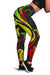 Cook Islands Women's Leggings - Reggae Tentacle Turtle - Polynesian Pride