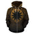 Nauru All Over Zip up Hoodie Lift up Gold - Polynesian Pride