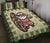 Hawaiian Quilt Christmas - Santa Claus Surf Quilt Bed Set - AH - Polynesian Pride