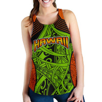 Polynesian Hawaii Women's Racerback Tank - Tribal Wave - Polynesian Pride