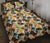 Tropical Jungle Parrots And Flamingos Pattern Quilt Bed Set - Polynesian Pride