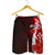 Kosrae Polynesian Men's Shorts - Coat Of Arm With Hibiscus - Polynesian Pride