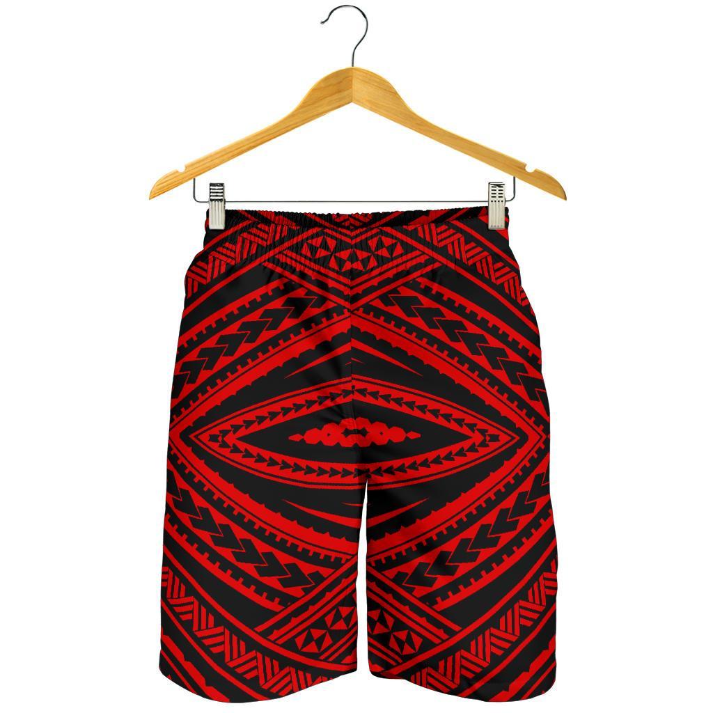 Polynesian Tatau Red Men's Short - Polynesian Pride