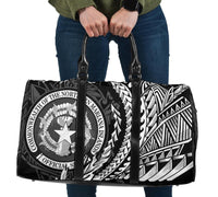 Northern Mariana Islands Travel Bag - Wings Style Travel Bag - Black - Northern Mariana Islands One size Black - Polynesian Pride
