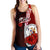 Niue Polynesian Women's Racerback Tank - Coat Of Arm With Hibiscus - Polynesian Pride