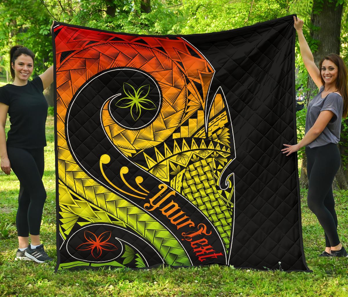 Guam Personalised Premium Quilt - Guam Polynesian Decorative Patterns - Polynesian Pride