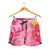 Hawaii All Over Print Women's Shorts - Polynesian Pink Plumeria Turtle - Polynesian Pride