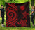 Northern Mariana Premium Quilt - Red Tentacle Turtle Red - Polynesian Pride