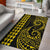 Hawaii Kakau Polynesian Rug Rug Yellow - Polynesian Pride