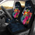 Tonga Polynesian Custom Personalised Car Seat Covers - Tropical Flower Universal Fit Blue - Polynesian Pride