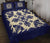 Hawaiian Quilt Bed Set Royal Pattern - Blue - Polynesian Pride