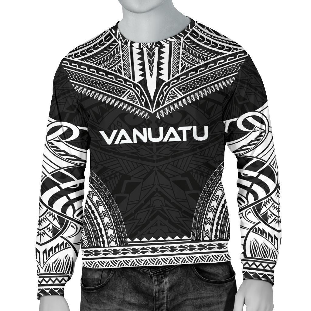 Vanuatu Sweater - Polynesian Chief Black Version Unisex Black - Polynesian Pride