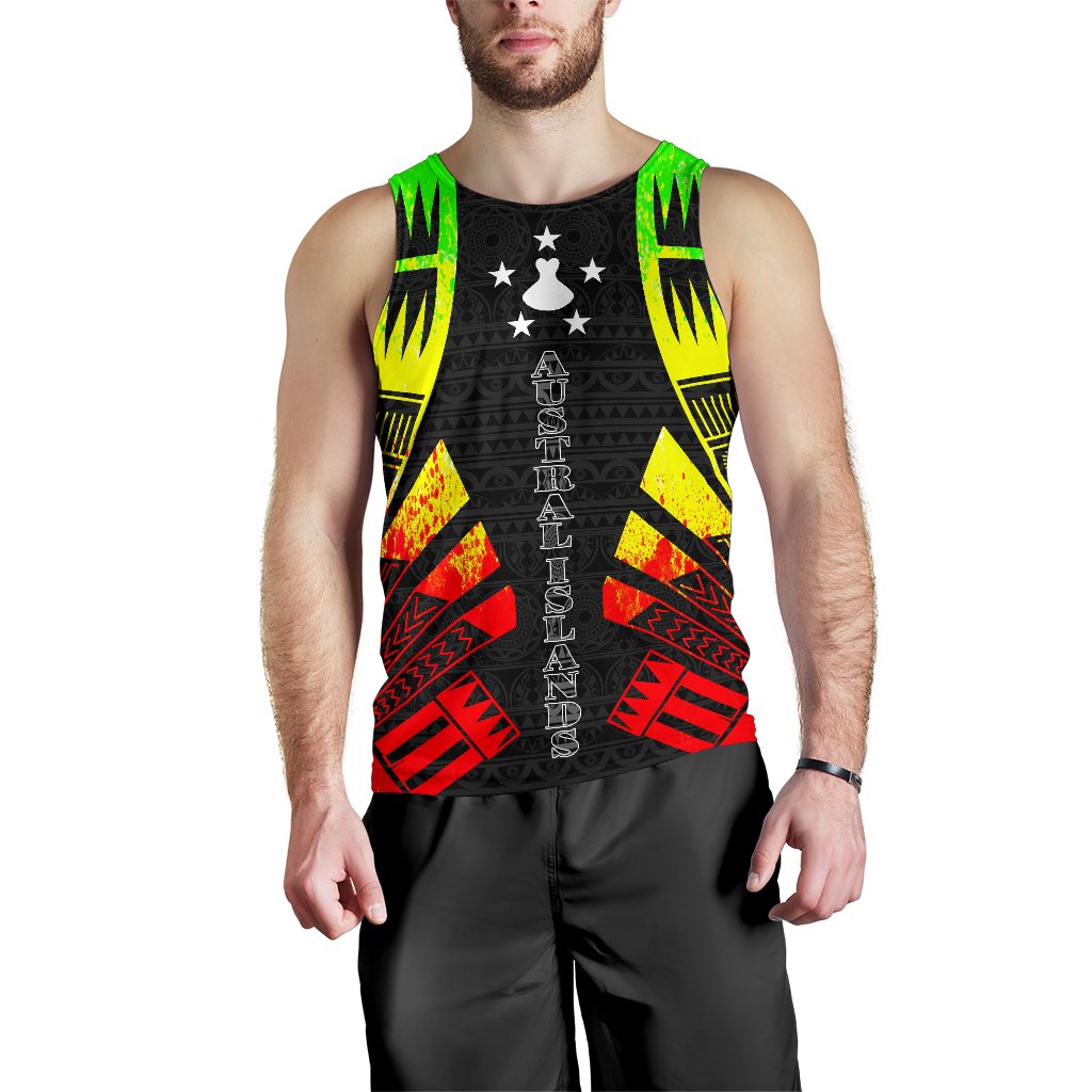 Austral Islands Men Tank Top - Polynesian Tattoo Reggae Reggae - Polynesian Pride