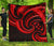 New Zealand Maori Mangopare Premium Quilt Polynesian - Red Red - Polynesian Pride