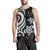 Chuuk Micronesian Men Tank Top - White Tentacle Turtle - Polynesian Pride