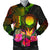 Northern Mariana Islands Polynesian Men's Bomber Jacket - Hibiscus and Banana Leaves Reggae - Polynesian Pride