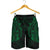 Strong Polynesian Tattoo Men's Shorts Green - Polynesian Pride