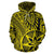 Hawaii Hoodie Polynesian Hawaiian Style Tribal Tattoo Yellow Pullover Unisex Art - Polynesian Pride