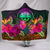 Federated States of Micronesia Hooded Blanket - Summer Hibiscus Hooded Blanket Reggae - Polynesian Pride