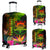 Tuvalu Polynesian Personalised Luggage Covers - Hibiscus and Banana Leaves - Polynesian Pride