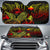 Papua New Guinea Auto Sun Shades Turtle Hibiscus Reggae Auto Sun Shade Universal Fit Reggae - Polynesian Pride