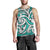 Polynesian Maori Ethnic Ornament Turquoise Hawaii Men's Tank Top Turquoise - Polynesian Pride