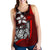 Samoa Polynesian Women's Racerback Tank Red - Turtle With Hook - Polynesian Pride