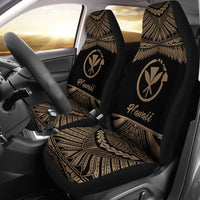 Hawaii Polynesian Car Seat Covers - Pride Gold Version Universal Fit Gold - Polynesian Pride