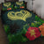 Polynesian Hawaii Quilt Bed Set - Heart with Green - Polynesian Pride