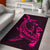 Hawaii Hammerhead Shark Polynesian Rug Rug Pink - Polynesian Pride