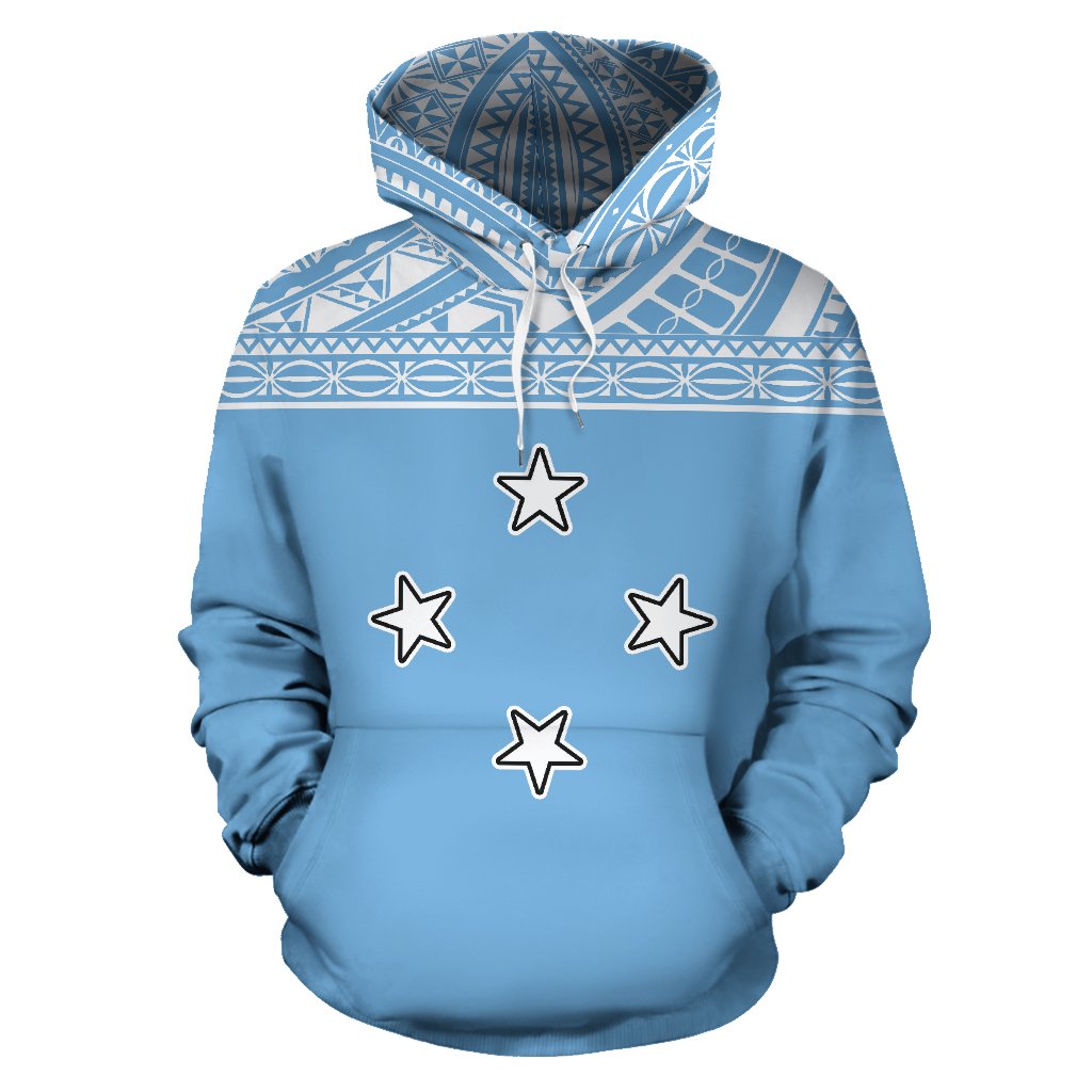 Federated States of Micronesia All Over Hoodie Polynesian Hoodie Style - Polynesian Pride