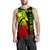 (Custom Personalised Text) Samoa Men Tank Tops - Samoa Coat Of Arm Reggae - Polynesian Pride