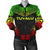 Tuvalu Polynesian Chief Women'S Bomber Jacket - Reggae Version Reggae - Polynesian Pride