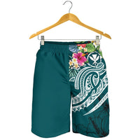 Polynesian Hawaii Kanaka Maoli Men's Shorts - Summer Plumeria - Polynesian Pride