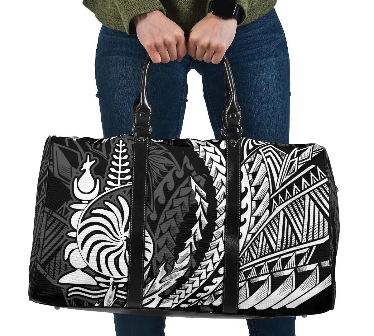 New Caledonia Travel Bag - Coat of Arms Custom Personalised Wings Style Travel Bag - Black - New Caledonia Coat of Arms One size Black - Polynesian Pride
